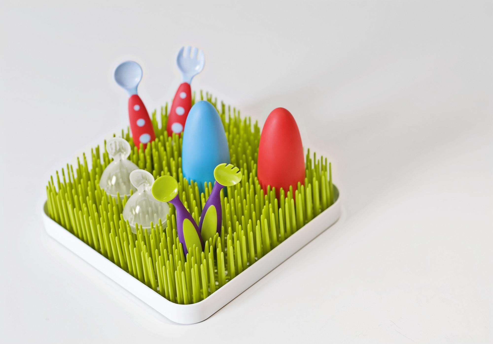 Boon Grass Countertop Drying Rack, Green Baby Bottle