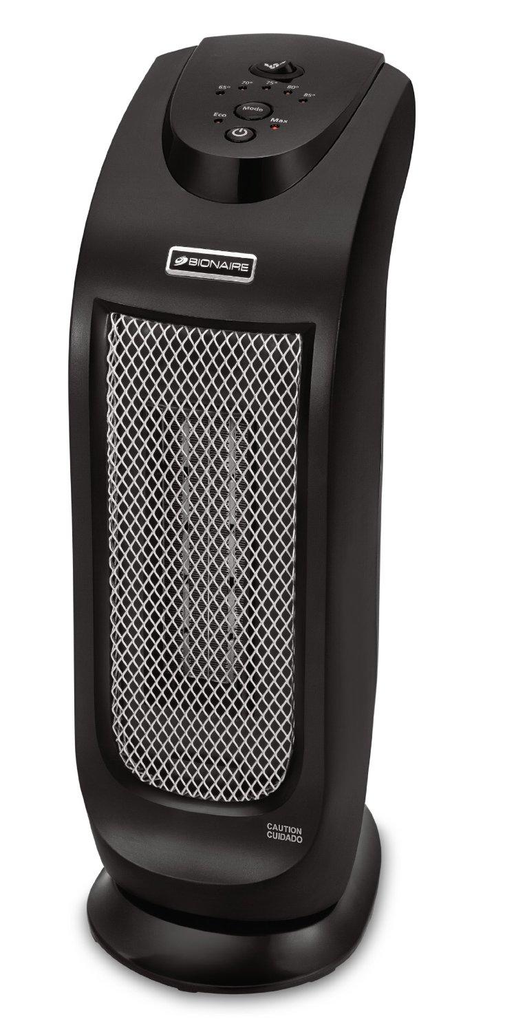Bionaire Oscillating Ceramic Tower Heater with LED