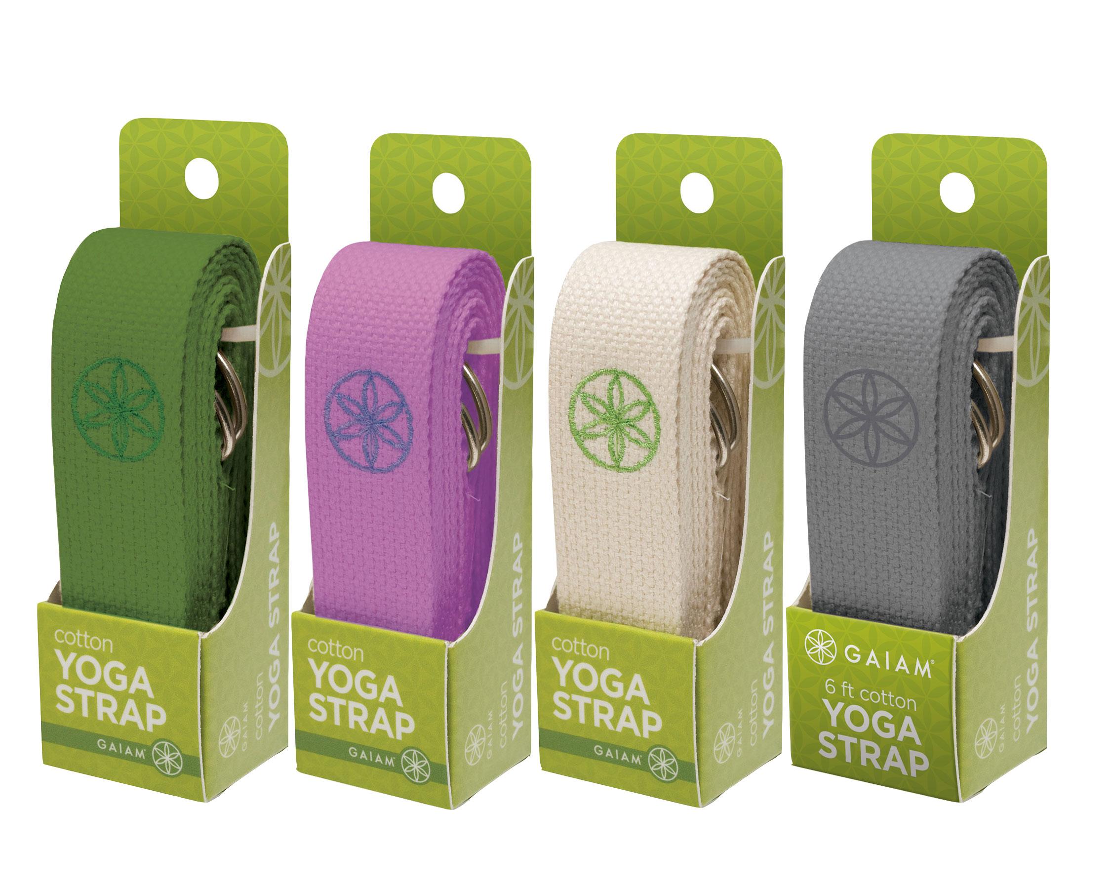 Gaiam 6021206PURP6F Yoga Strap 6' (Purple) Clothing