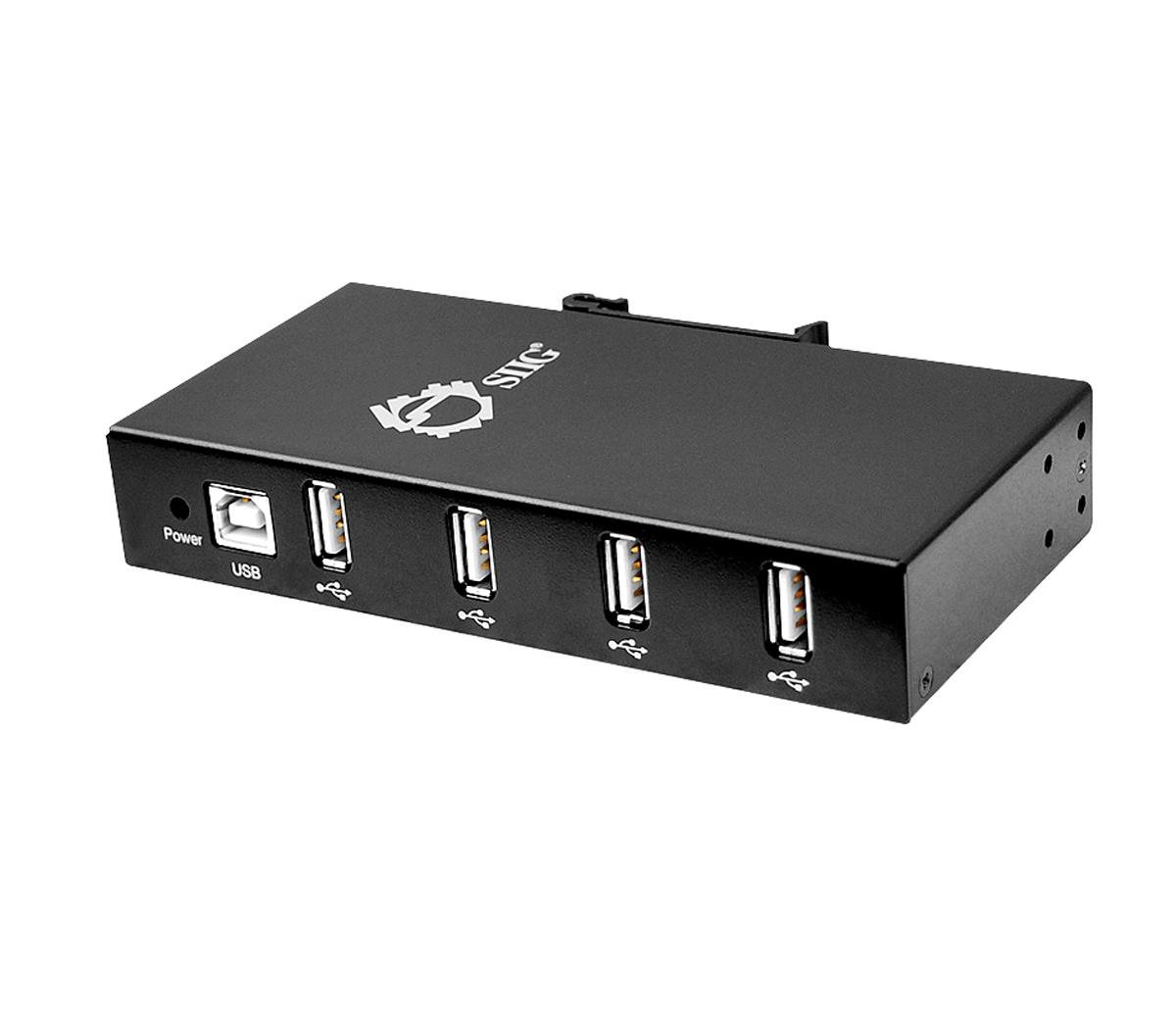 SIIG 4port Industrial USB 2.0 Hub with 15KV ESD Protection