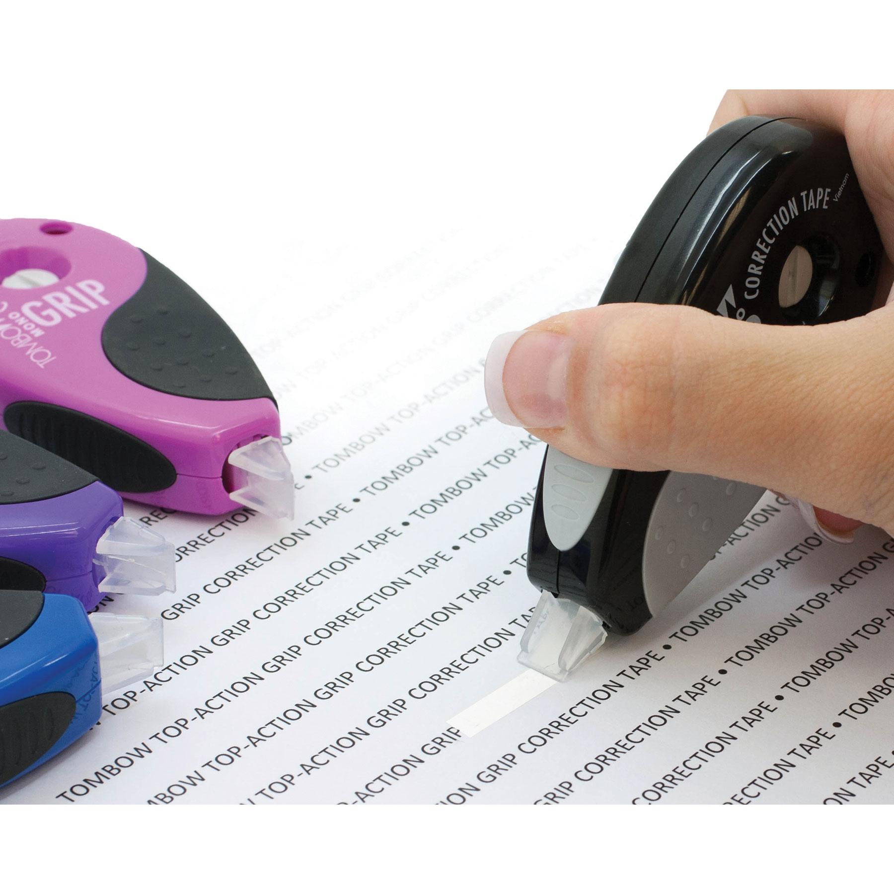 Tombow Mono Top Action Grip Correction Tape, Purple/Pink, 2Pack Office Products