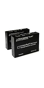J-Tech Digital Hdmi Extender Over TCP/IP Ethernet/over Single Cat5e/cat6 Cable 1080p with Ir - Up