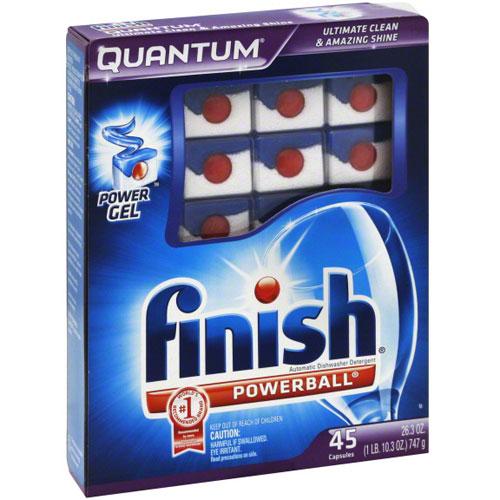 Finish Quantum Dishwasher Detergent, 45Count Health