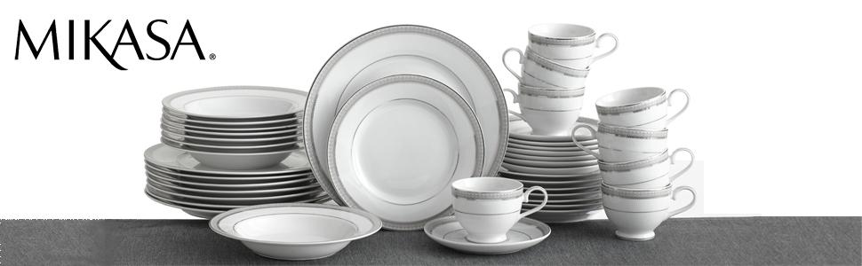 mikasa,flatware, forks, knives, sets, dinnerware, plates, settings, dishes
