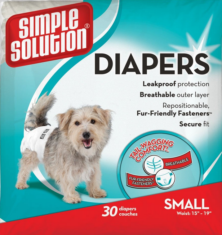 Simple Solution Disposable Diapers, Small, 30Count
