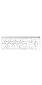 Macally BTKey Wireless Bluetooth Keyboard for Mac (White)