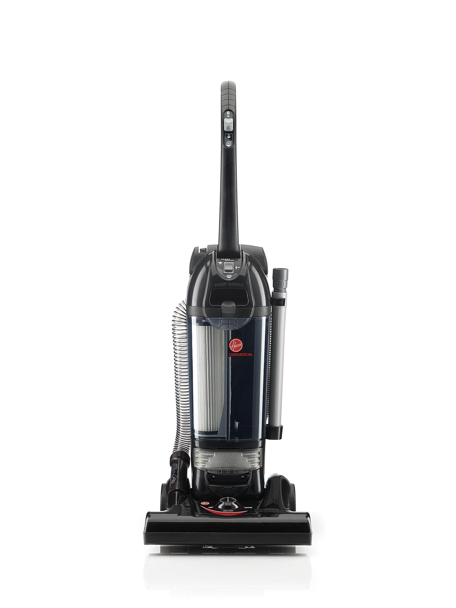 Hoover Commercial C1660900 Hush Bagless Upright Vacuum with Headlight