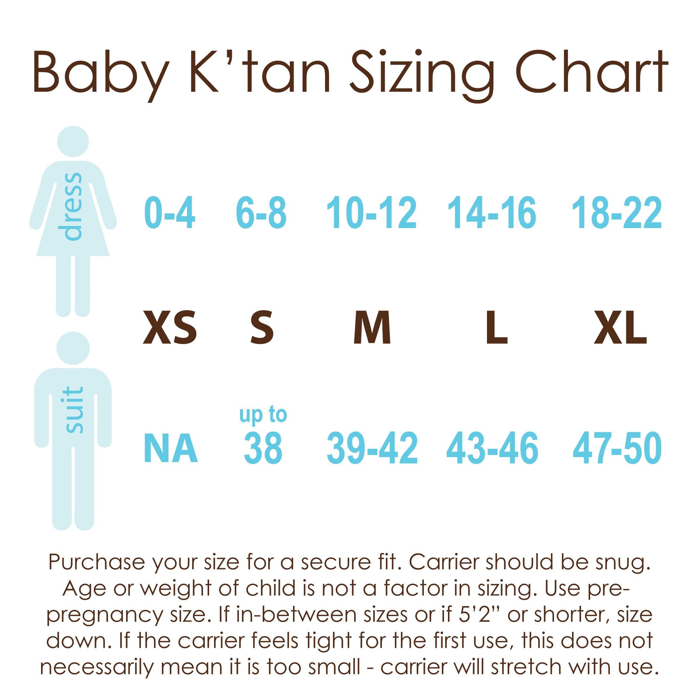 Baby K'tan Organic Baby Carrier, Natural, Medium Child