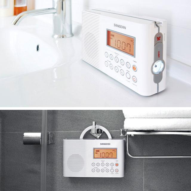 Sangean H201 AM/FM/Weather, Digital tuned Waterproof/Shower