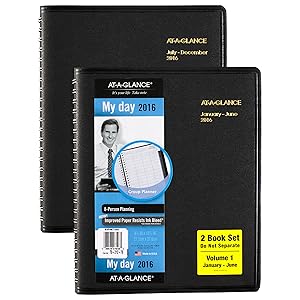 AT-A-GLANCE, appointment book, quarter hourly appointment book, daily planner, eight person appointm