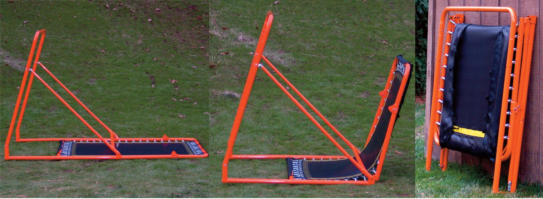 EZGoal Lacrosse Folding and Tilting Rebounder, 8Feet
