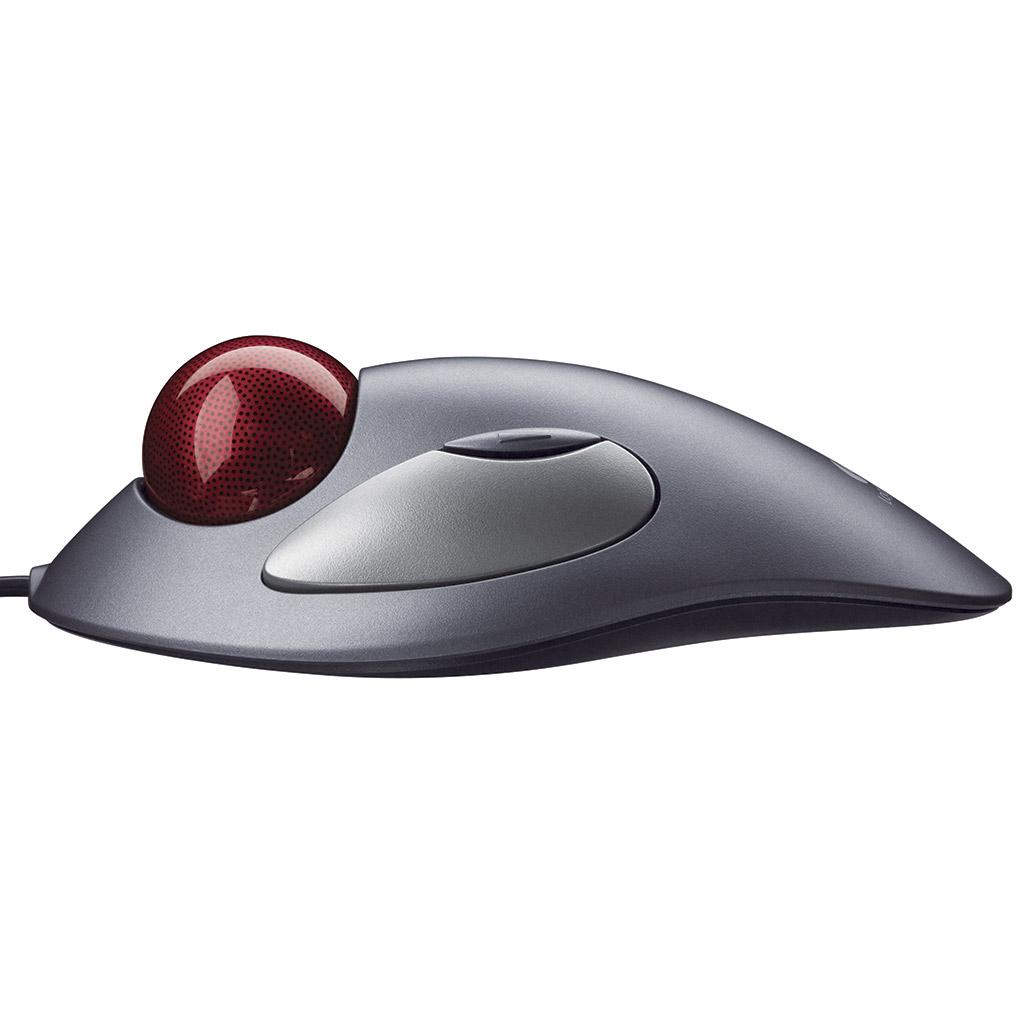 Logitech Trackman Marble Mouse, FourButton, Programmable