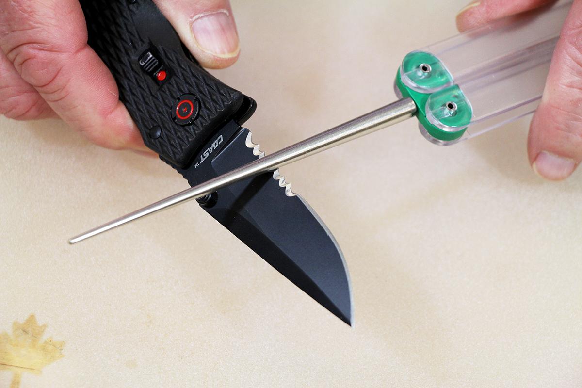 Diafold Serrated Sharpener ExtraFine sharpening serrated sports knife