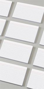 Oxford White Index Cards