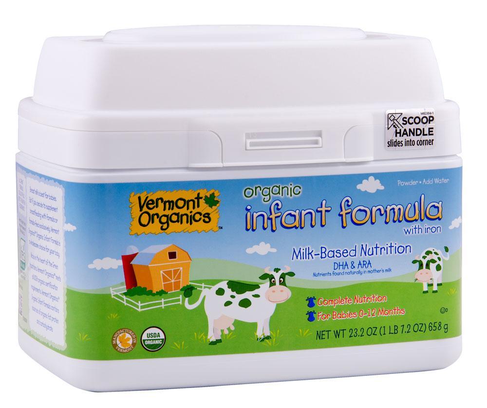 Vermont Organics MilkBased Organic Infant Formula with