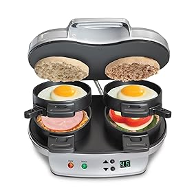 Amazon.com: Hamilton Beach 25490A Dual Breakfast Sandwich Maker