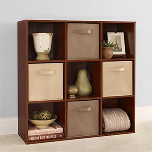 Cubeicals, storage, cubes, fabric drawers, organization, organize your home, closetmaid