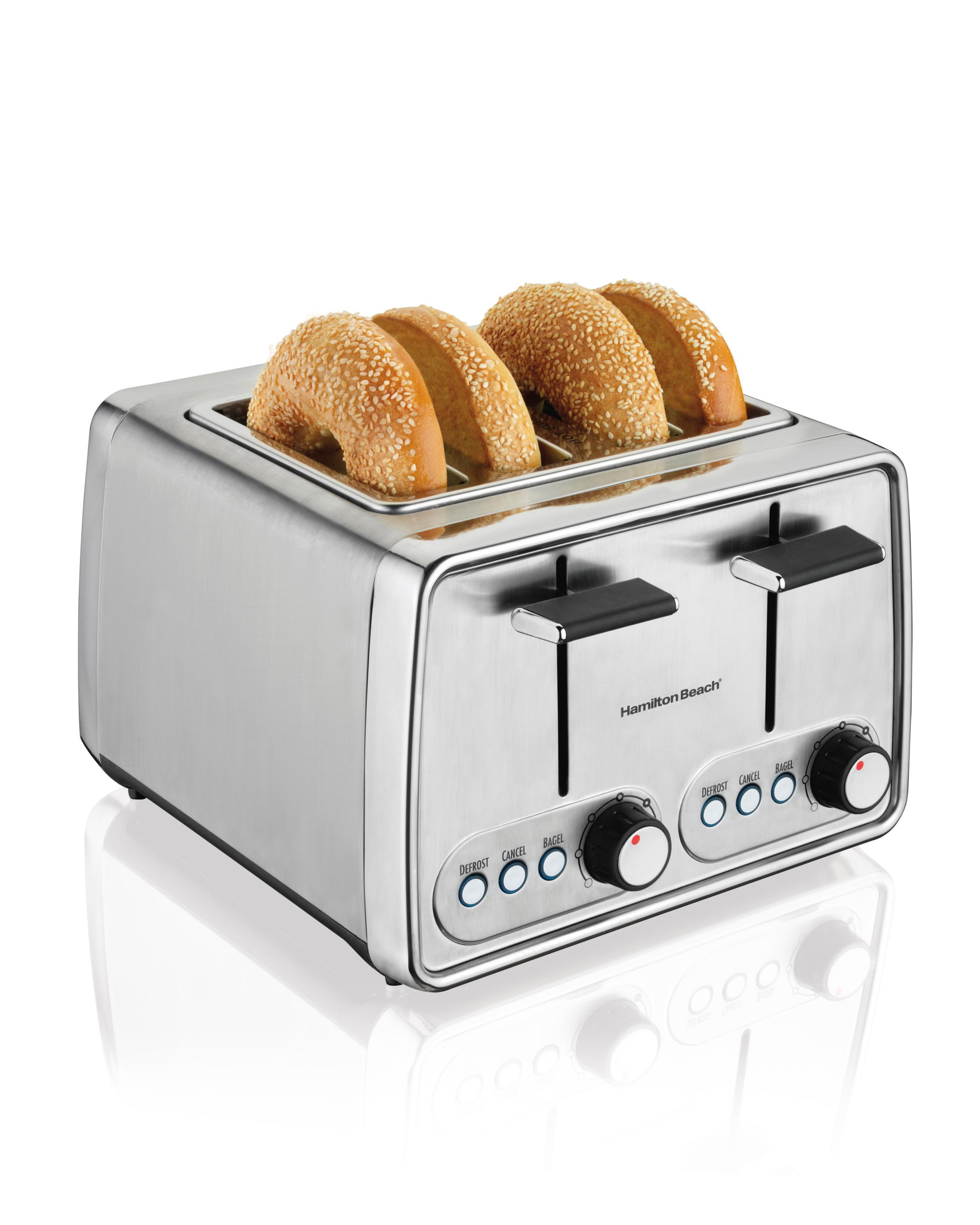 Hamilton Beach 24791 Modern Chrome 4Slice Toaster Kitchen