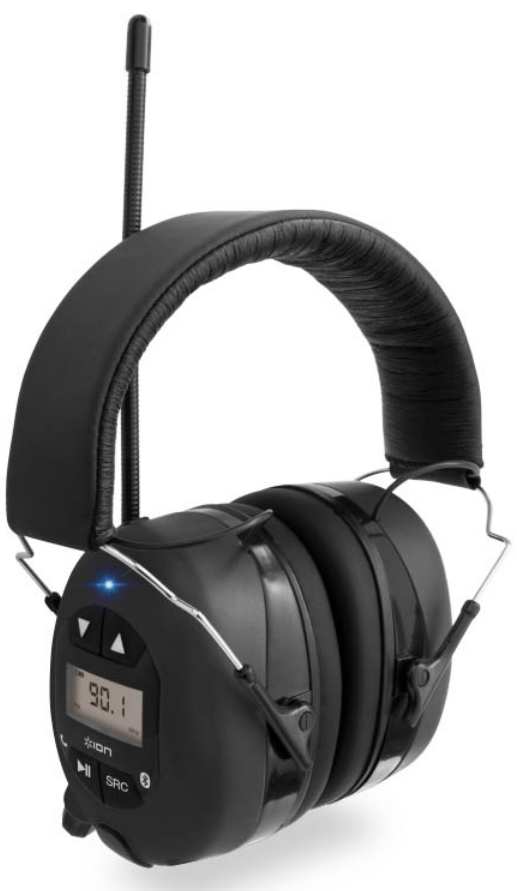 Ion Audio Tough Sounds Hearing Protection Headphones with