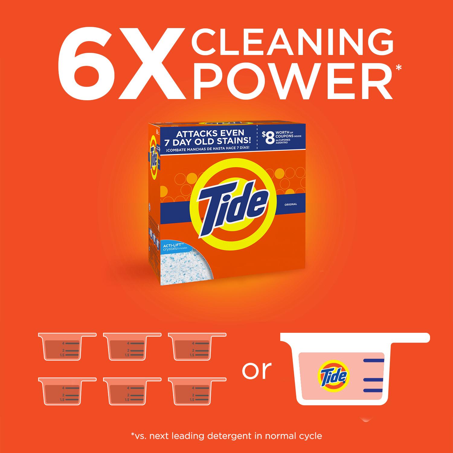 Tide Ultra Original Scent Powder Laundry Detergent, 68