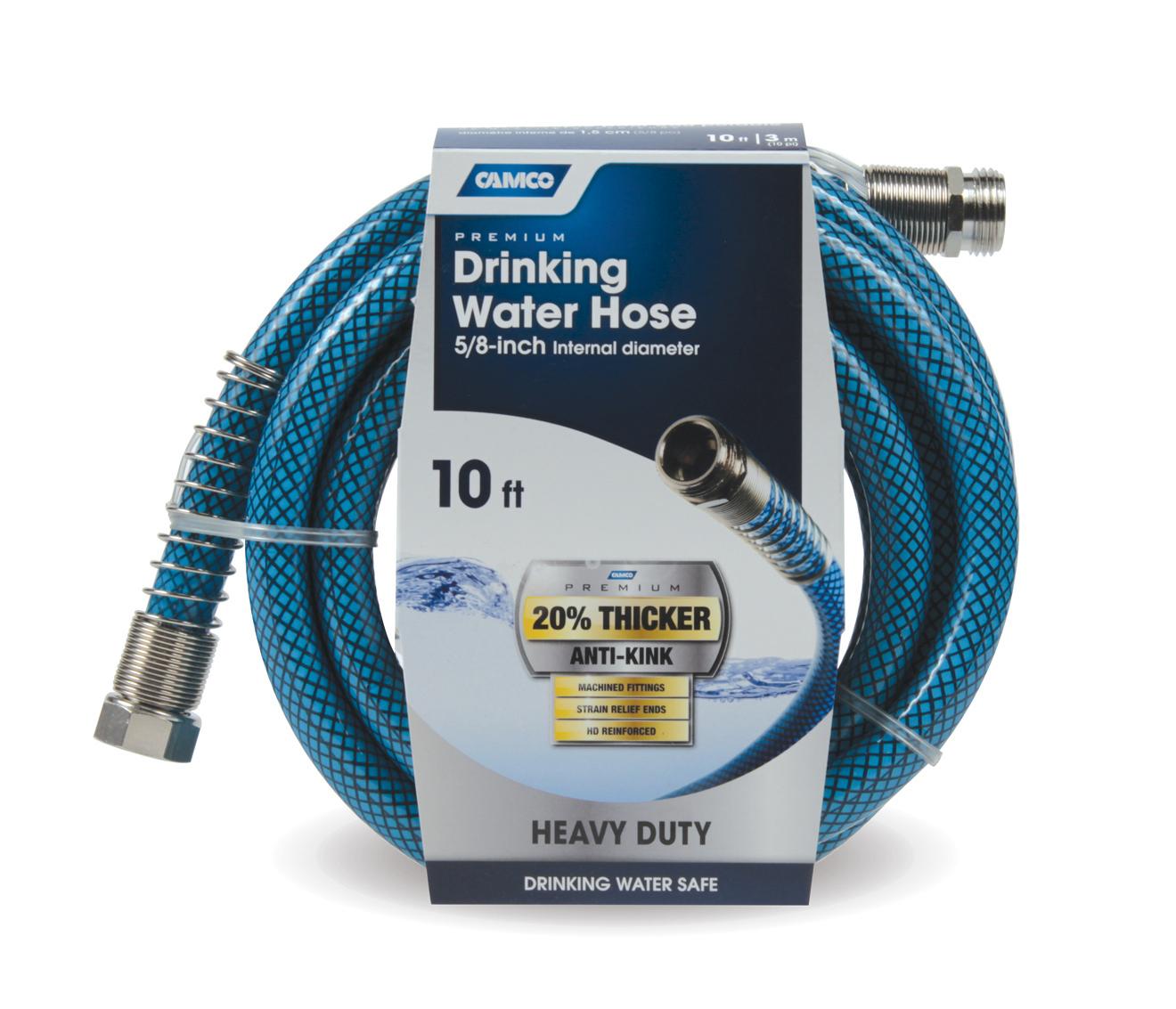 Camco 22823 Premium Drinking Water Hose (5/8"ID x 10