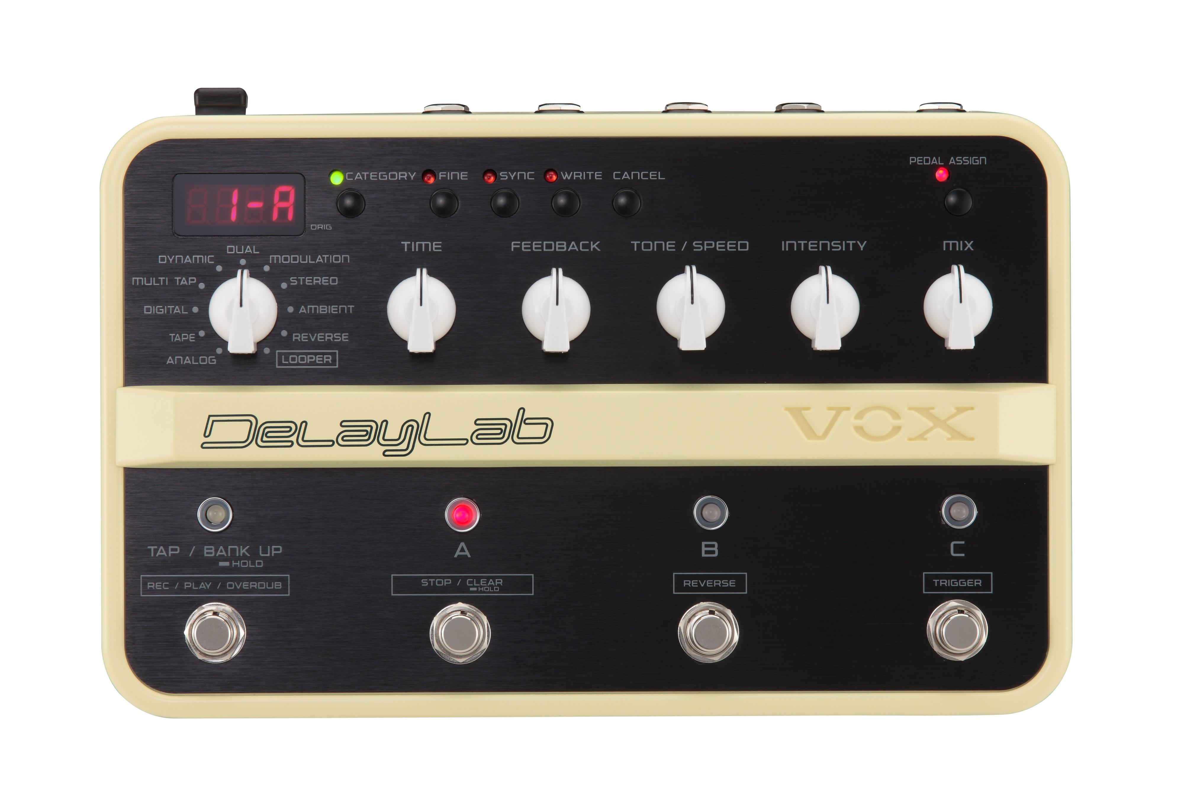Vox DelayLab Ultimate Delay Effects Pedal Musical Instruments