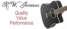 jameson acoustic electrin thin guitar with pickup