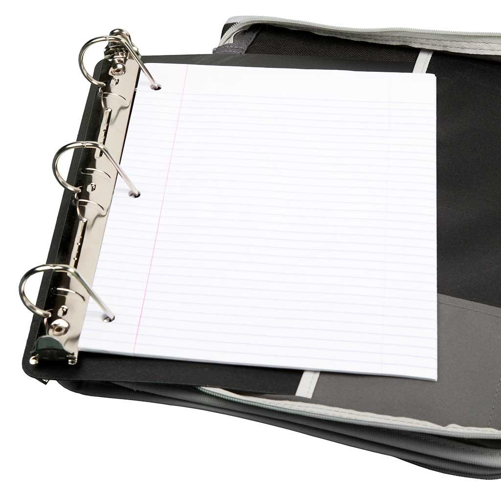 Mead PRO Platinum HeavyDuty 3Ring Zipper Binder, 1.5