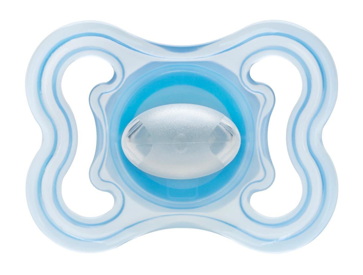 MAM MiniAir Orthodontic Pacifier, Boy, 06 Months, 2Count