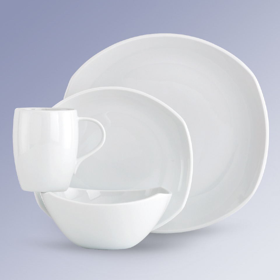 Dansk 16Piece Classic Fjord Porcelain Dinnerware Set