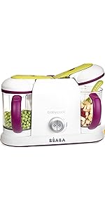 Beaba; babycook; babycook pro 2x; gipsy; latte mint; sorbet; baby food; make your own baby food;