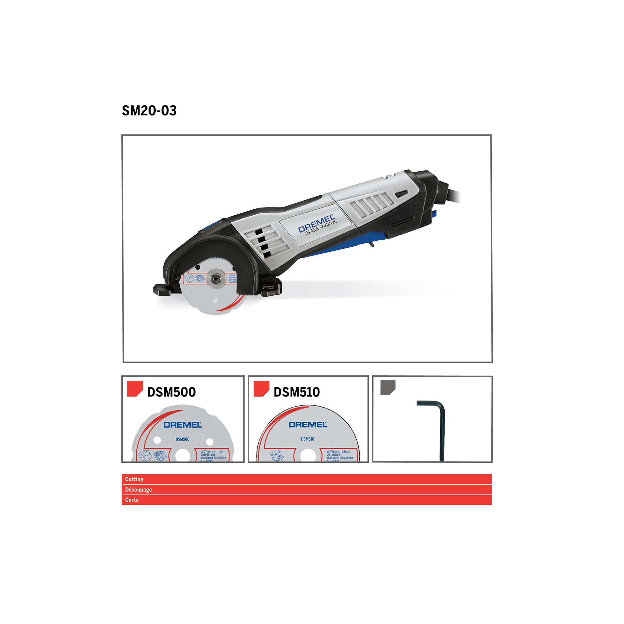 Dremel SM2003 SawMax Tool Kit Power Circular Saws