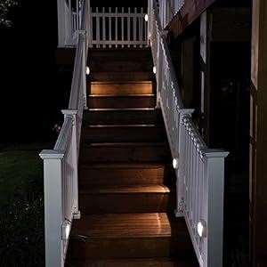 mr beams stick anywhere light, wireless outdoor step light