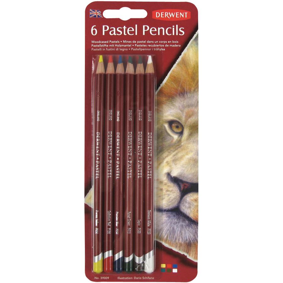Derwent Pastel Pencils, 6Pack