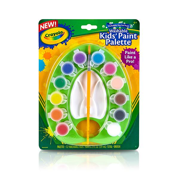 Crayola Kids Washable Paint Pallet Toys & Games