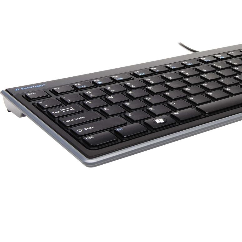 Kensington Slim Type Wired Keyboard (K72357USA) Electronics