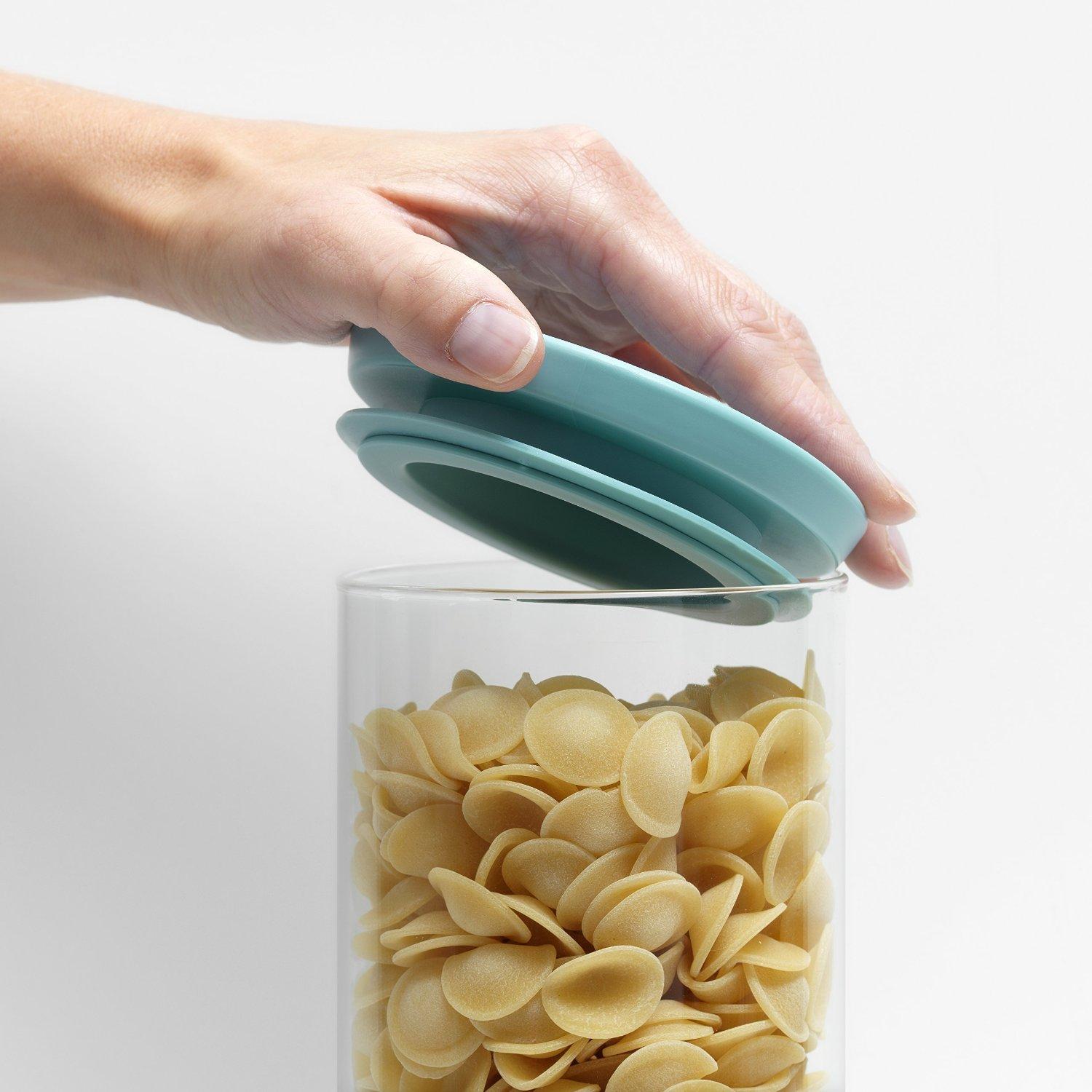 Brabantia Stackable Glass Storage Containers, Set of 3