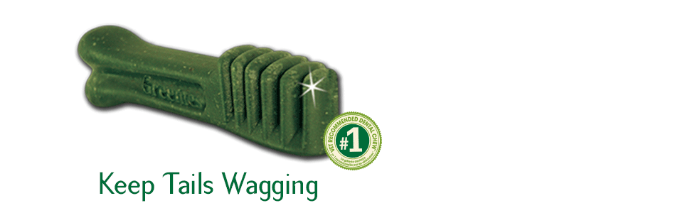 GREENIES Dental Chews for Dogs are the #1 vet-recommended dog dental treats* and keep tails wagging