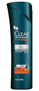 Clear Men Dry Scalp Hydration 2 in 1 Shampoo and Conditioner helps prevent itching and flaking