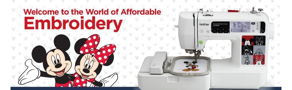 Free Brother Disney Embroidery Machine Pe-180D Ideas for You