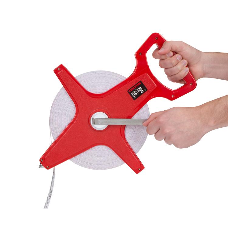 TEKTON 7240 300Foot Fiberglass Tape Measure