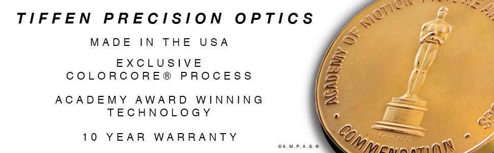 Tiffen Precision Optics Academy Award Winning Technology Exclusive ColorCore Technology Made in USA