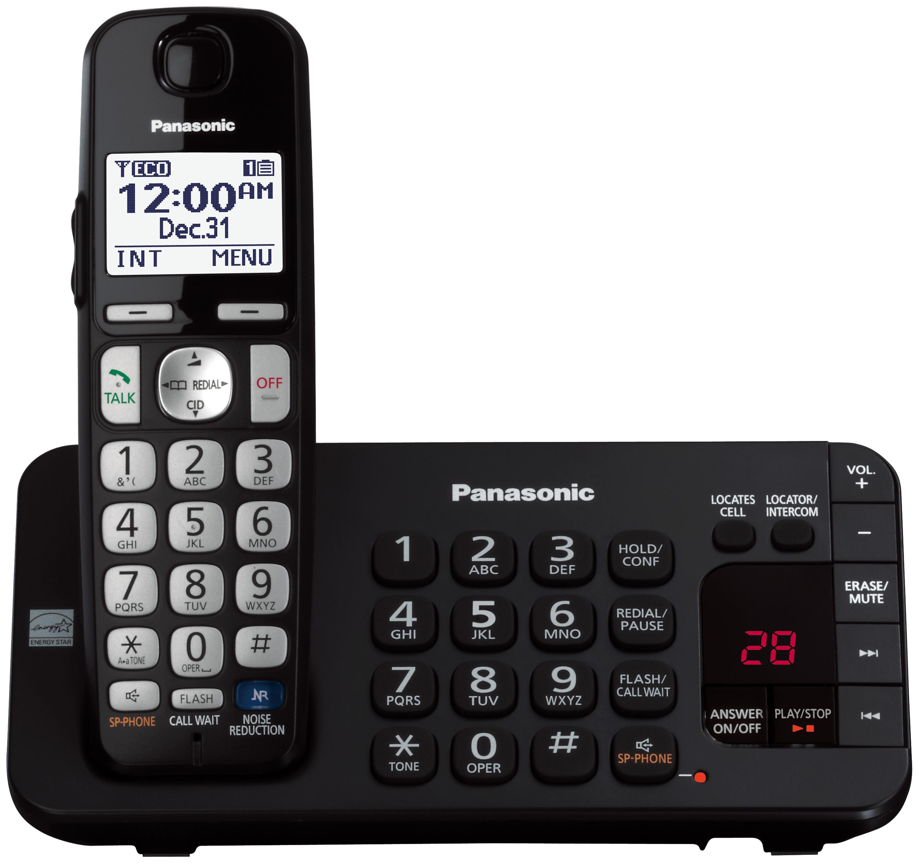 Panasonic KXTGE245B dect_6.0 5Handset Landline Telephone