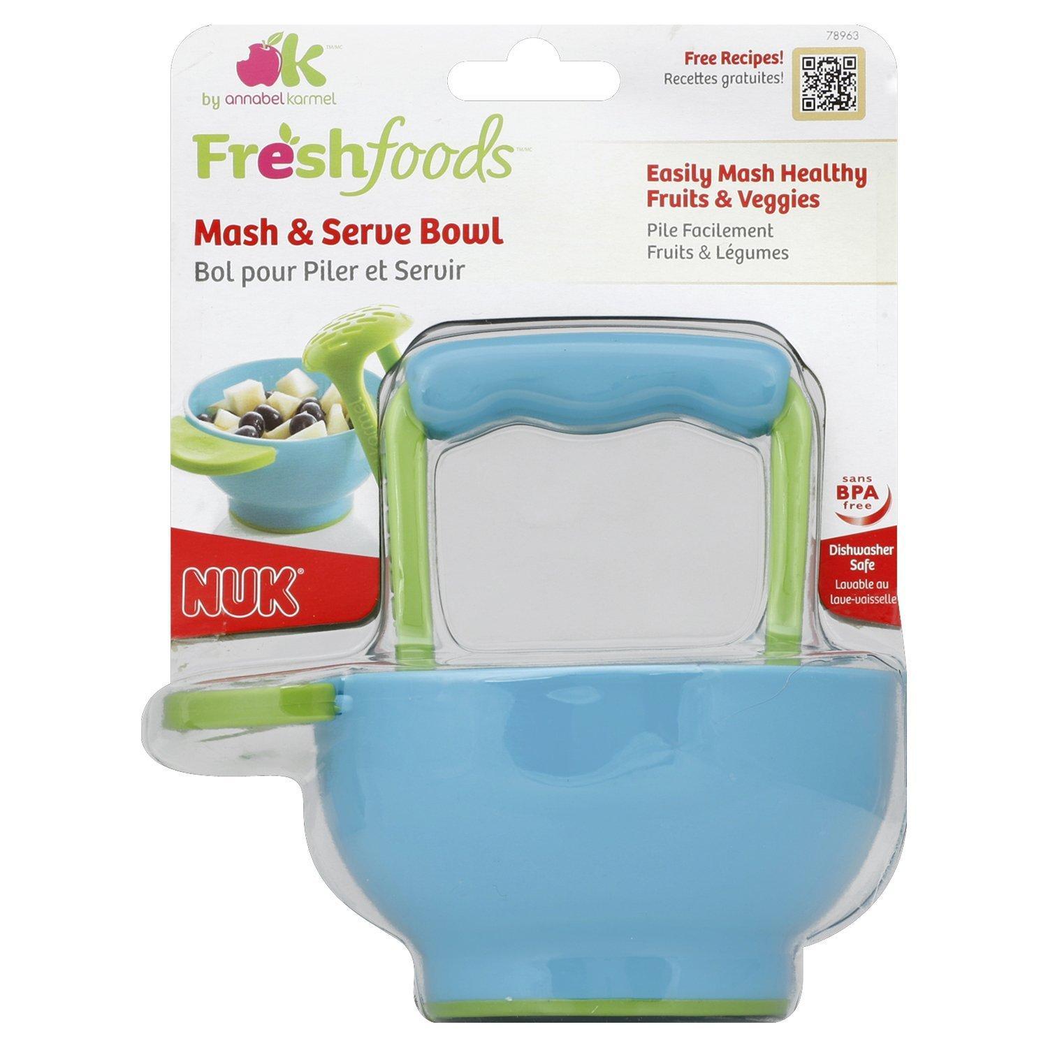 NUK Mash and Serve Bowl for Making Homemade Baby Food Baby