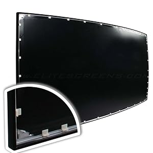 fixed frame wrinkle free projector screen; best 4k uhd projection; sound transparent; home theater
