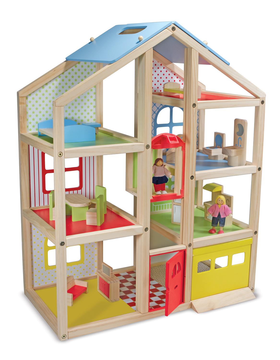 Melissa & Doug HiRise Dollhouse and Furniture Set Melissa