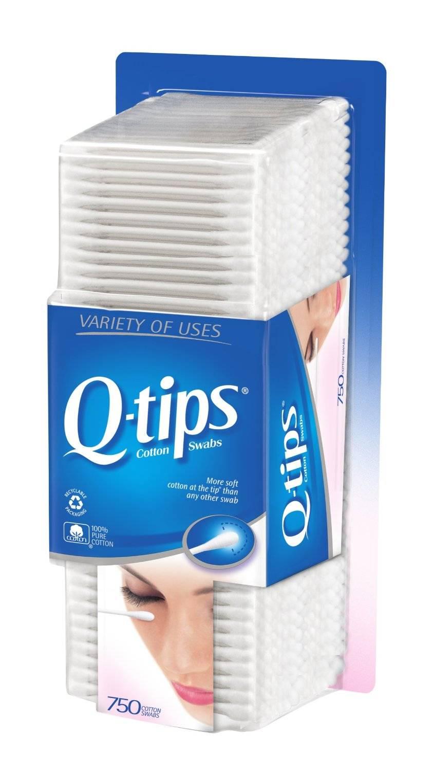 QTips Cotton Swabs, 750ct Q Tips Beauty