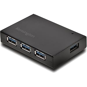 Kensington UH4000C USB 3.0 4-Port Charging Hub for Laptops and Tablets