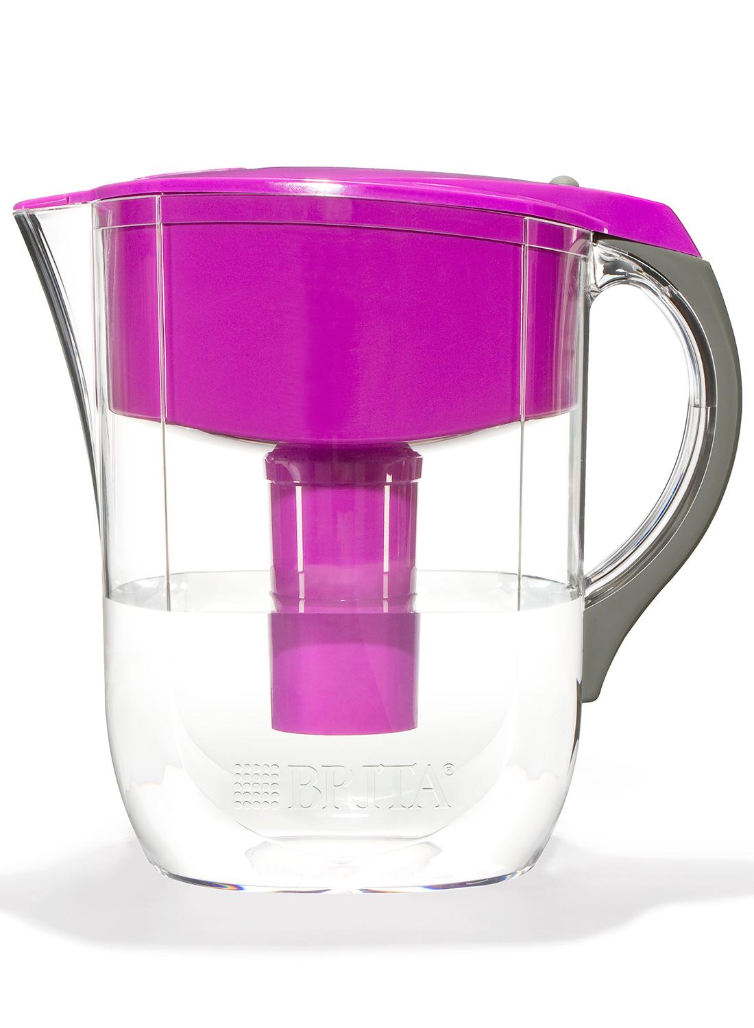 Brita Grand Water Filter Pitcher, Violet, 10 Cup Britta