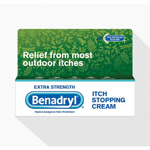 Amazon.com: Benadryl Itch Stopping Cream, Extra Strength, 1 Ounce (Pack